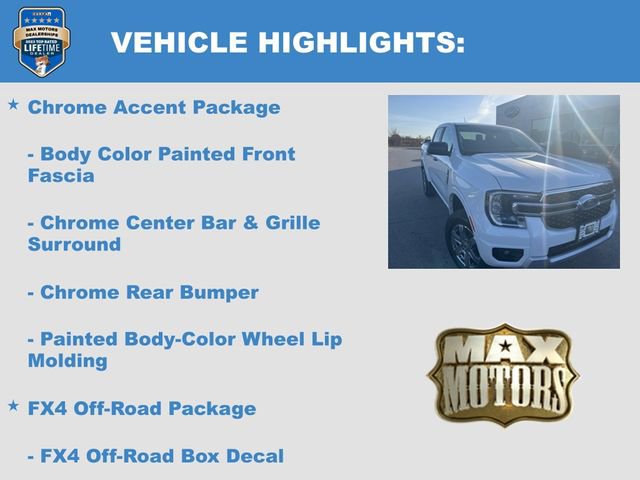 New 2025 Ford Ranger XLT w/ FX4 Off-Road Package image 12