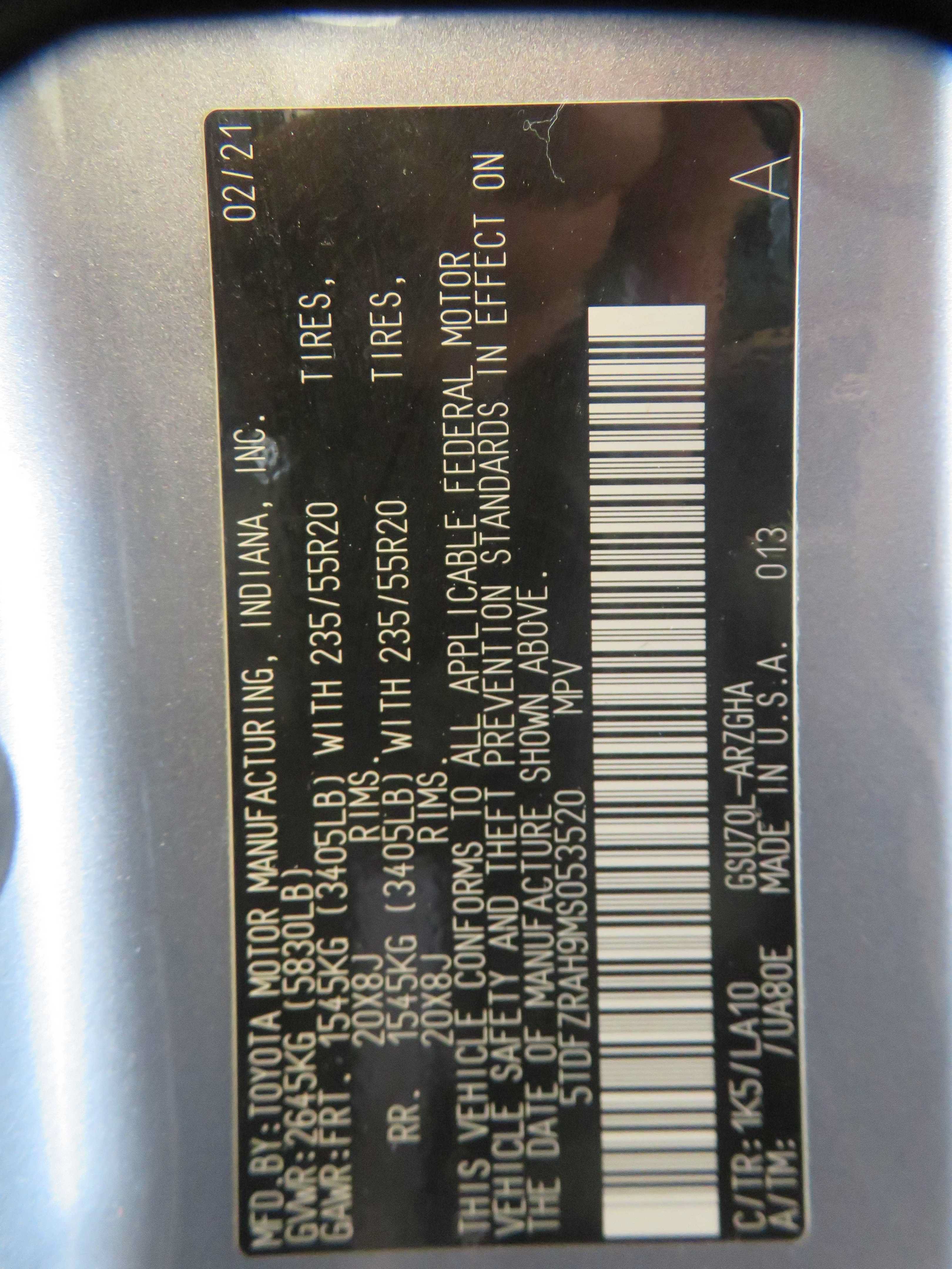 Used 2021 Toyota Highlander Platinum FWD image 93