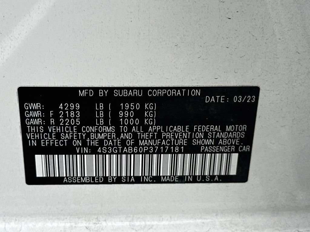 Used 2023 Subaru Impreza 2.0i AWD/4WD image 25