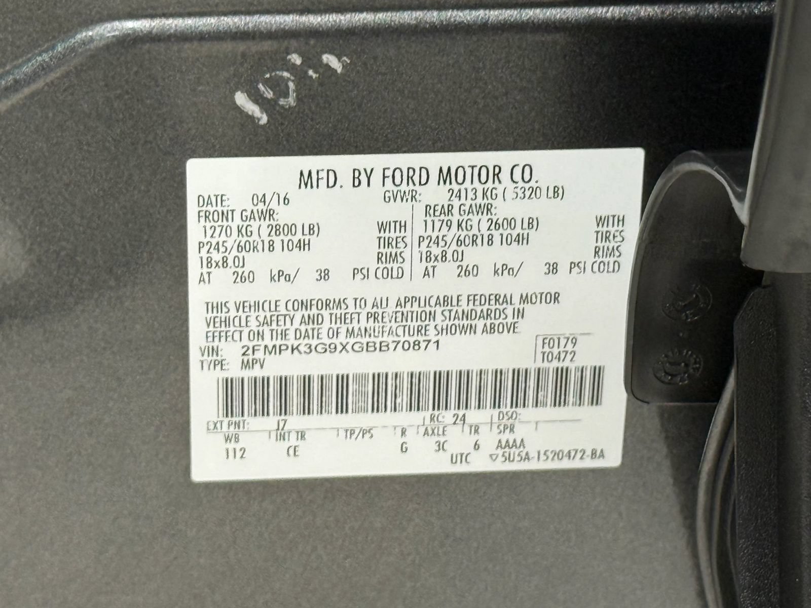 Used 2016 Ford Edge SE FWD image 39