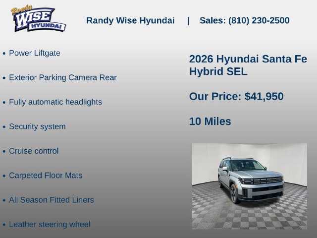 New 2026 Hyundai Santa Fe SEL AWD/4WD image 10