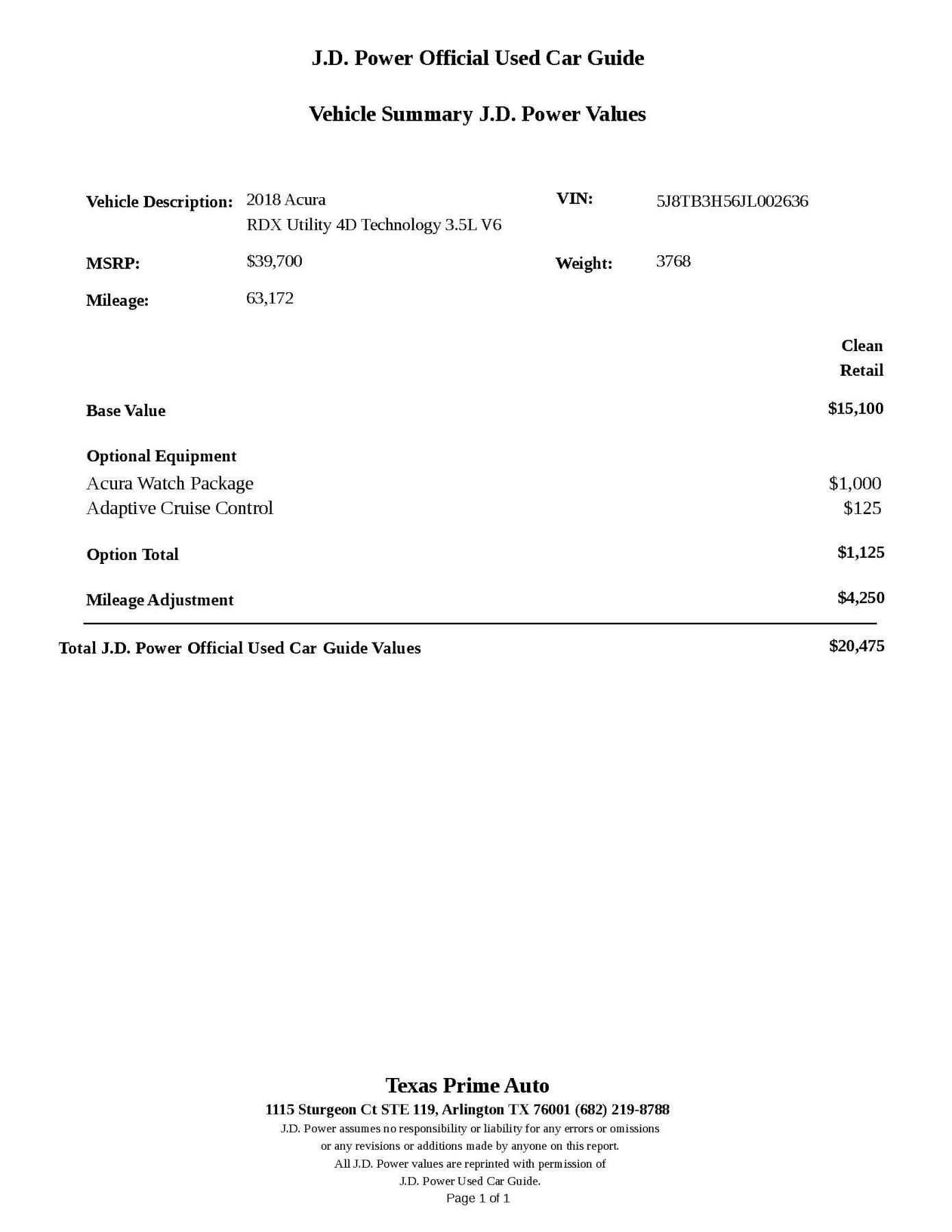 Used 2018 Acura RDX FWD w/ Technology Package image 2