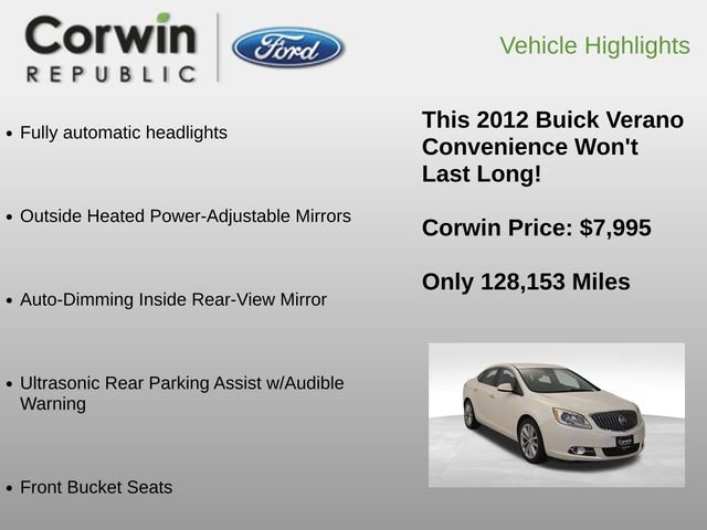 Used 2012 Buick Verano Convenience FWD image 12