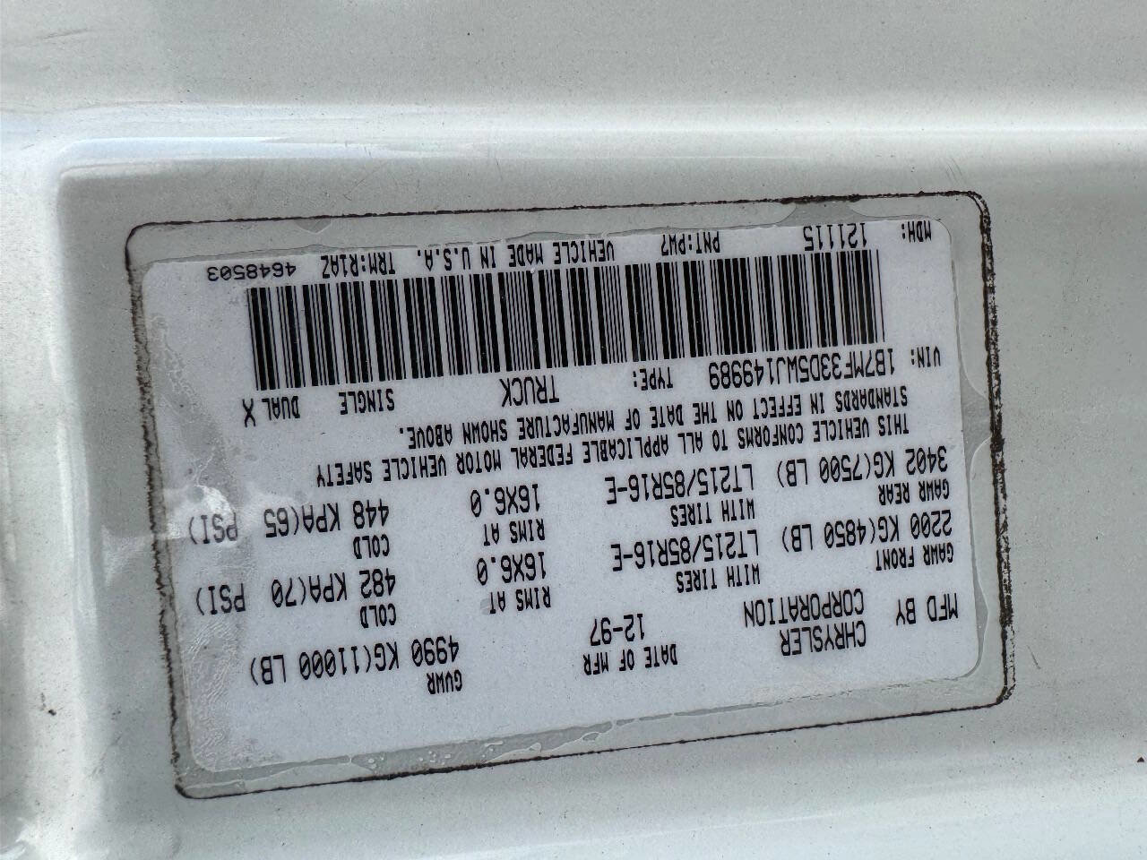 Used 1998 Dodge Ram 3500 Truck 4x4 Quad Cab image 45