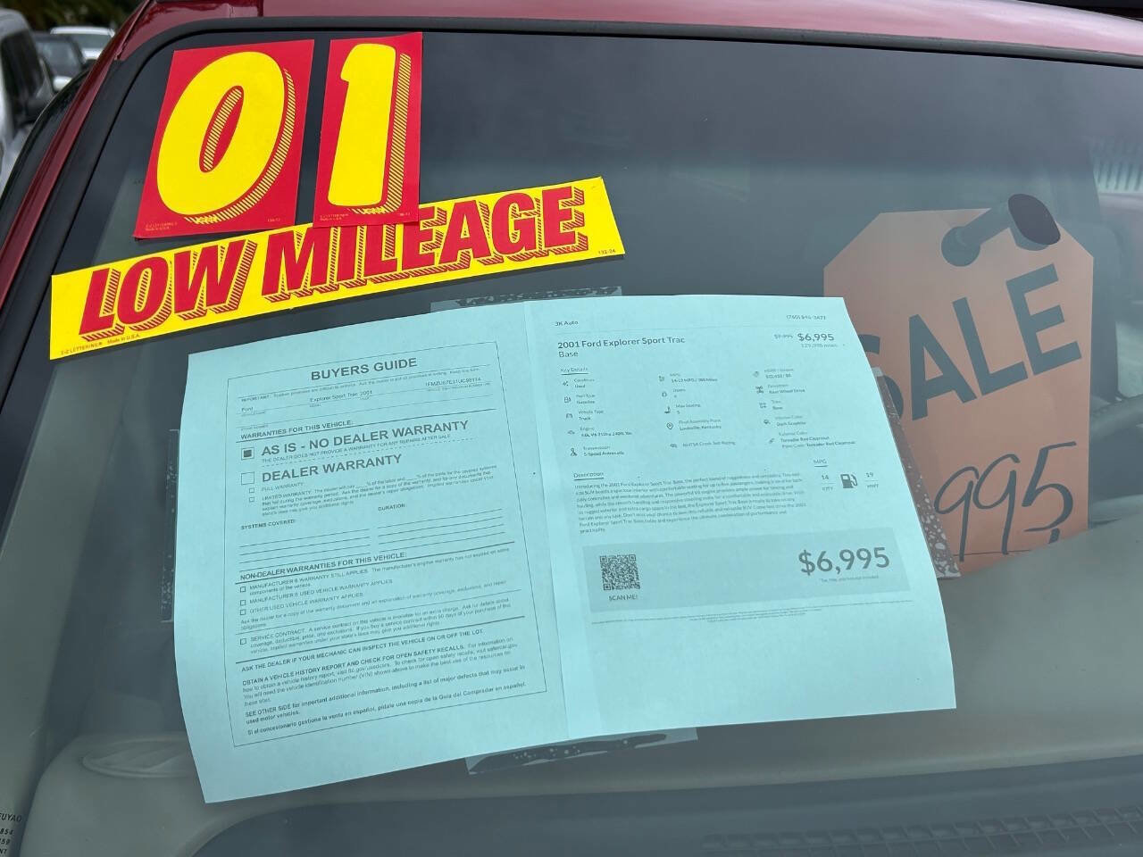 Used 2001 Ford Explorer Sport Trac 2WD image 22