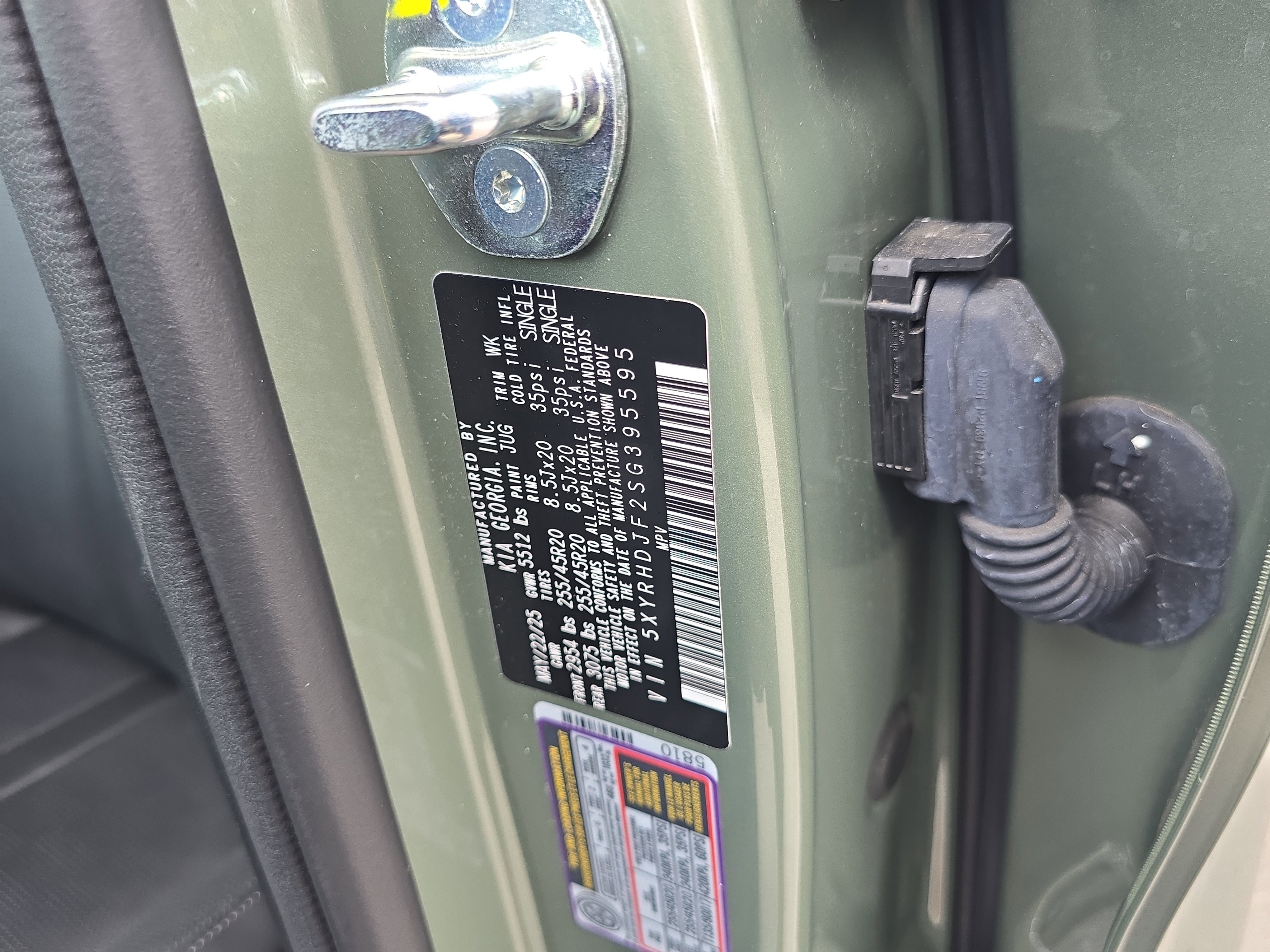 Certified 2025 Kia Sorento X-Line EX image 34