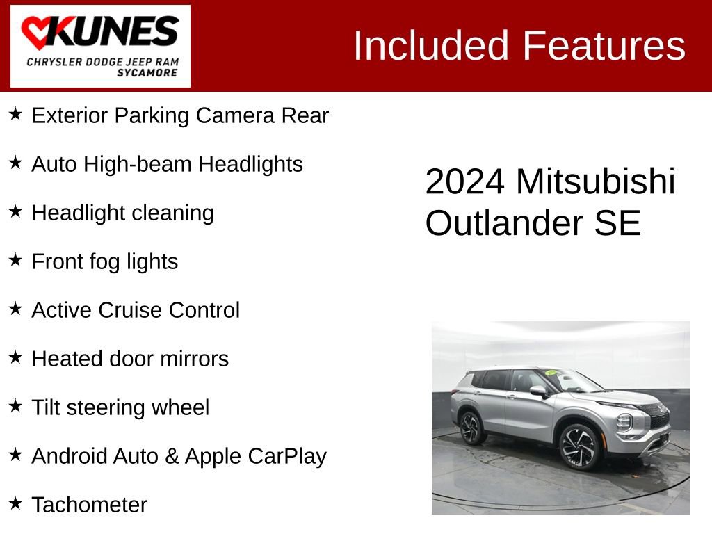 Used 2024 Mitsubishi Outlander SE image 4