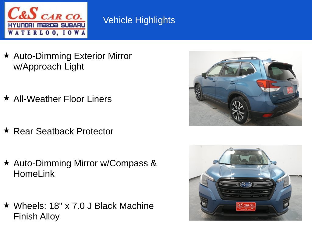 Used 2023 Subaru Forester Limited w/ Popular Package #3 AWD/4WD image 15
