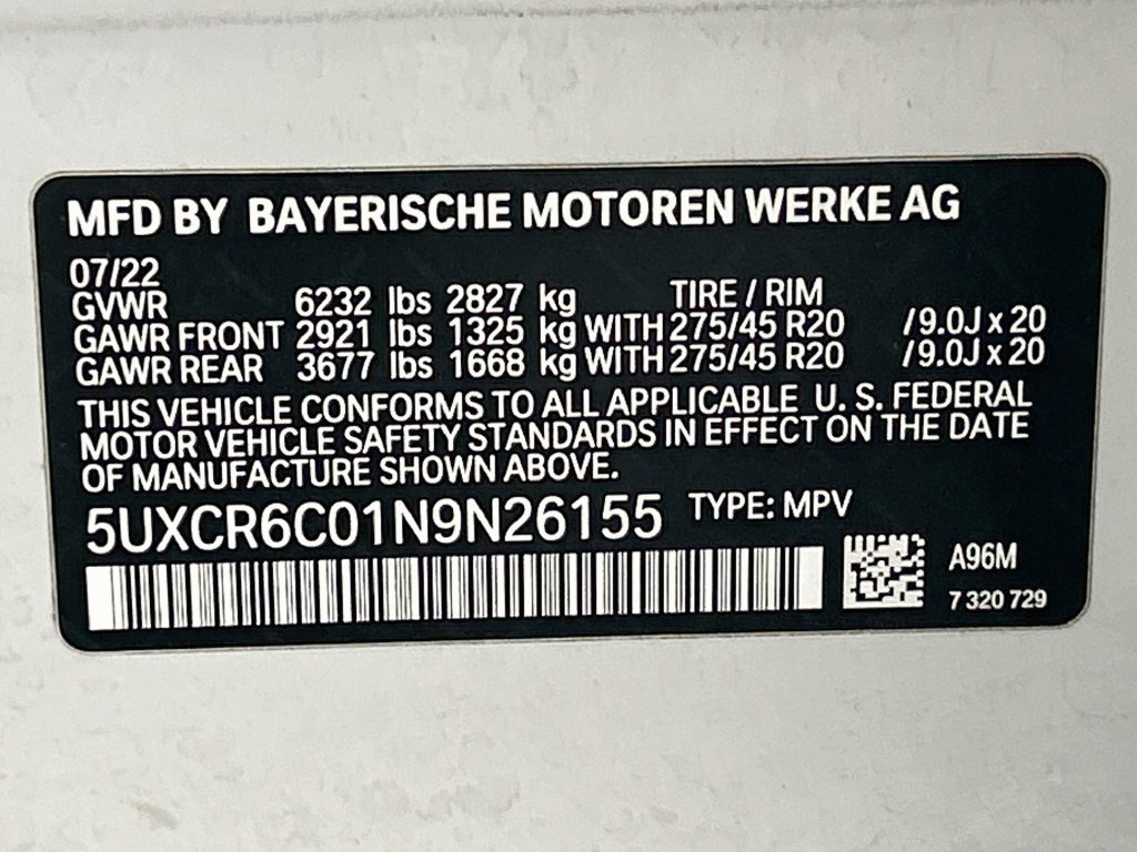 Used 2022 BMW X5 xDrive40i w/ M Sport Package AWD/4WD image 34