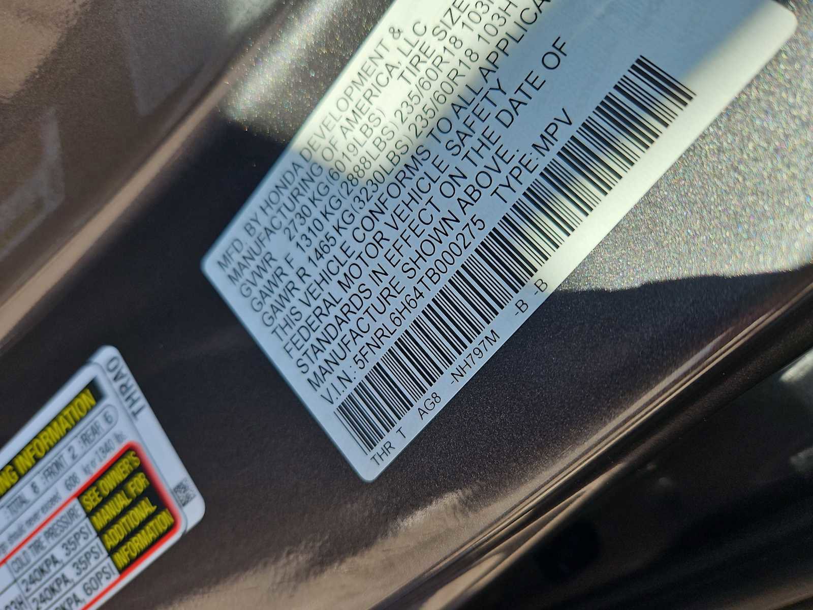 Certified 2026 Honda Odyssey EX-L image 7