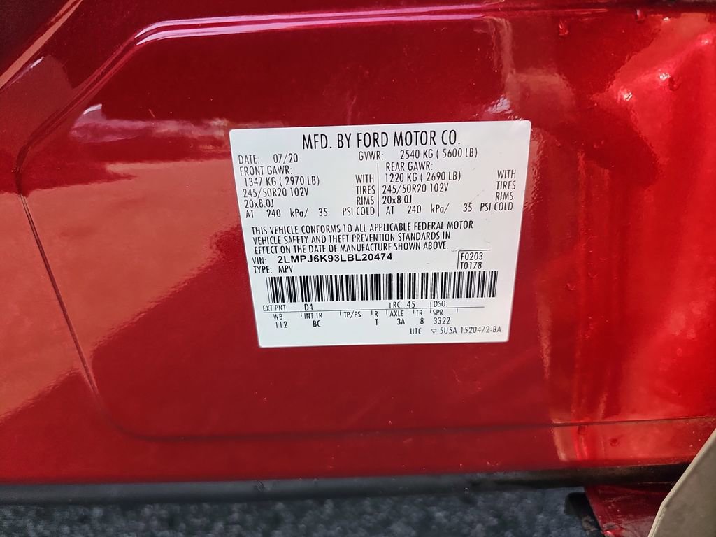 Used 2020 Lincoln Nautilus Reserve FWD image 39