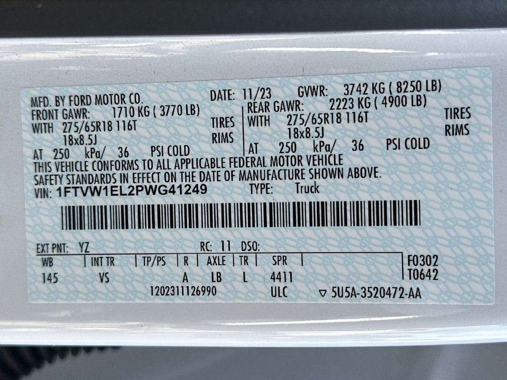 Certified 2023 Ford F150 Lightning Pro AWD/4WD image 33