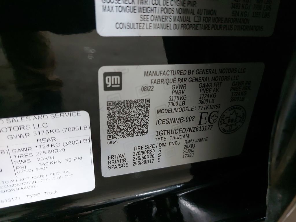 Used 2022 GMC Sierra 1500 Elevation w/ X31 Off-Road Package image 98