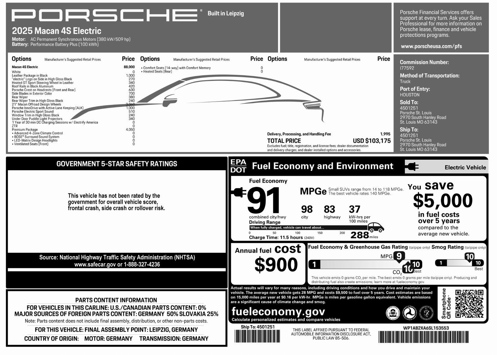 Certified 2025 Porsche Macan 4S Electric image 35