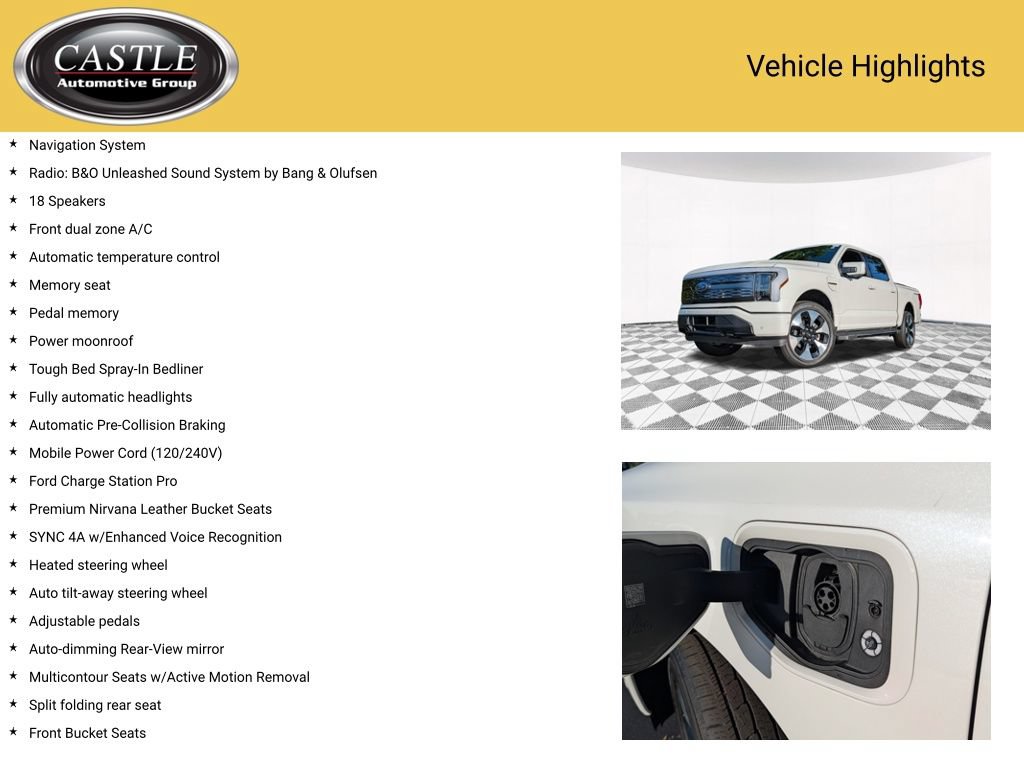 Used 2023 Ford F150 Lightning Platinum AWD/4WD image 4