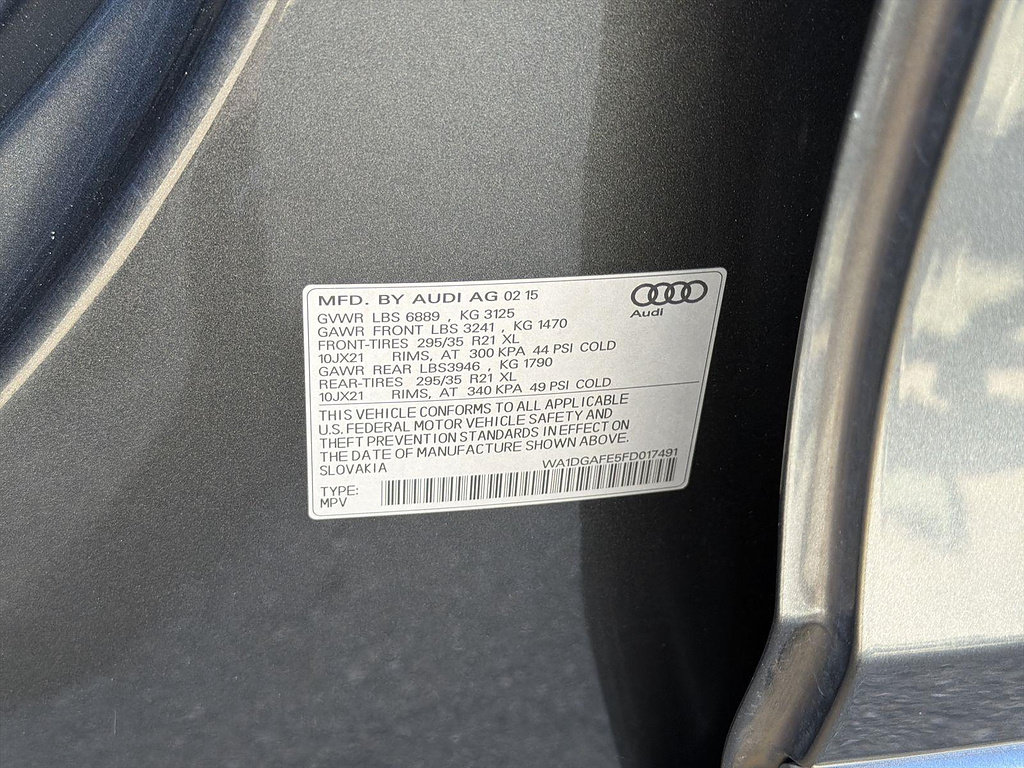 Used 2015 Audi Q7 3.0T S line Prestige AWD/4WD image 28