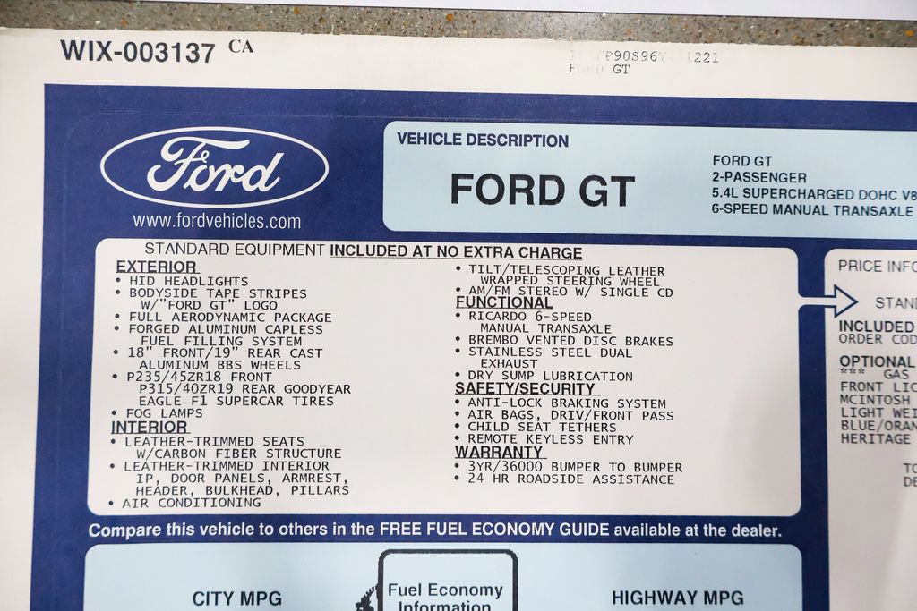 Used 2006 Ford GT RWD image 55