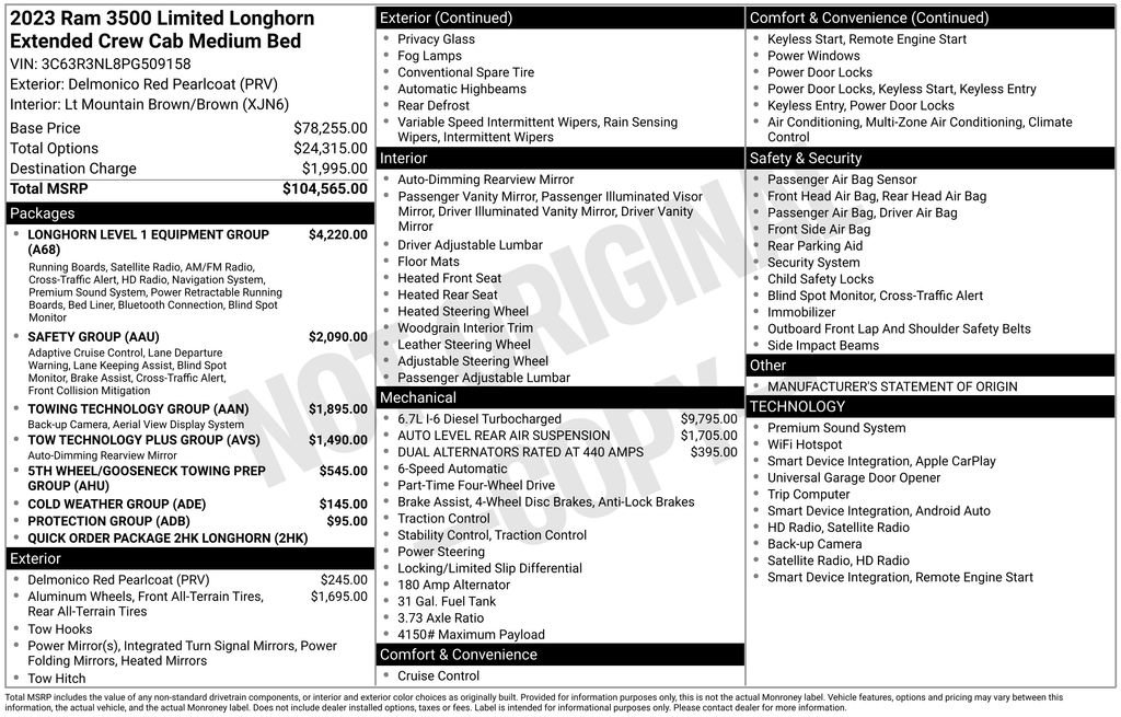 Used 2023 RAM 3500 Limited AWD/4WD image 39