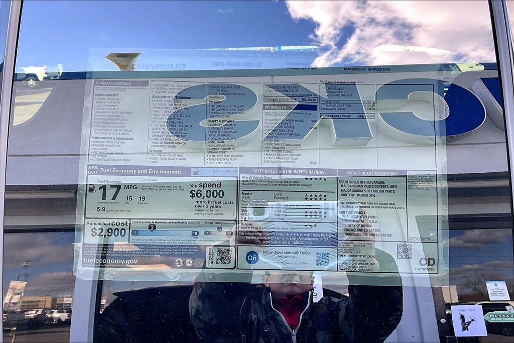 New 2026 Chevrolet Tahoe LS w/ LPO, Dark Essentials Package image 14