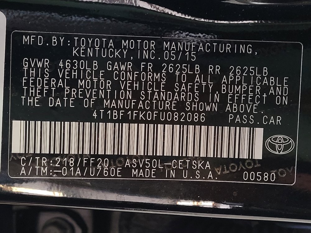 Used 2015 Toyota Camry SE FWD image 33