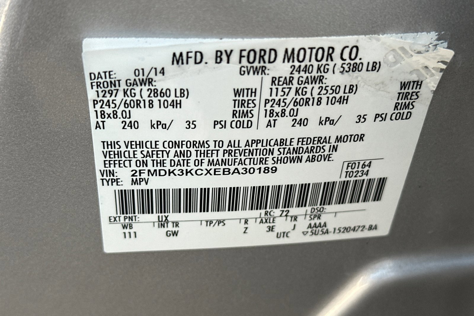 Used 2014 Ford Edge Limited image 28