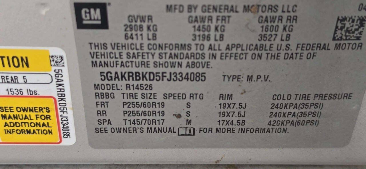 Used 2015 Buick Enclave Leather FWD image 12