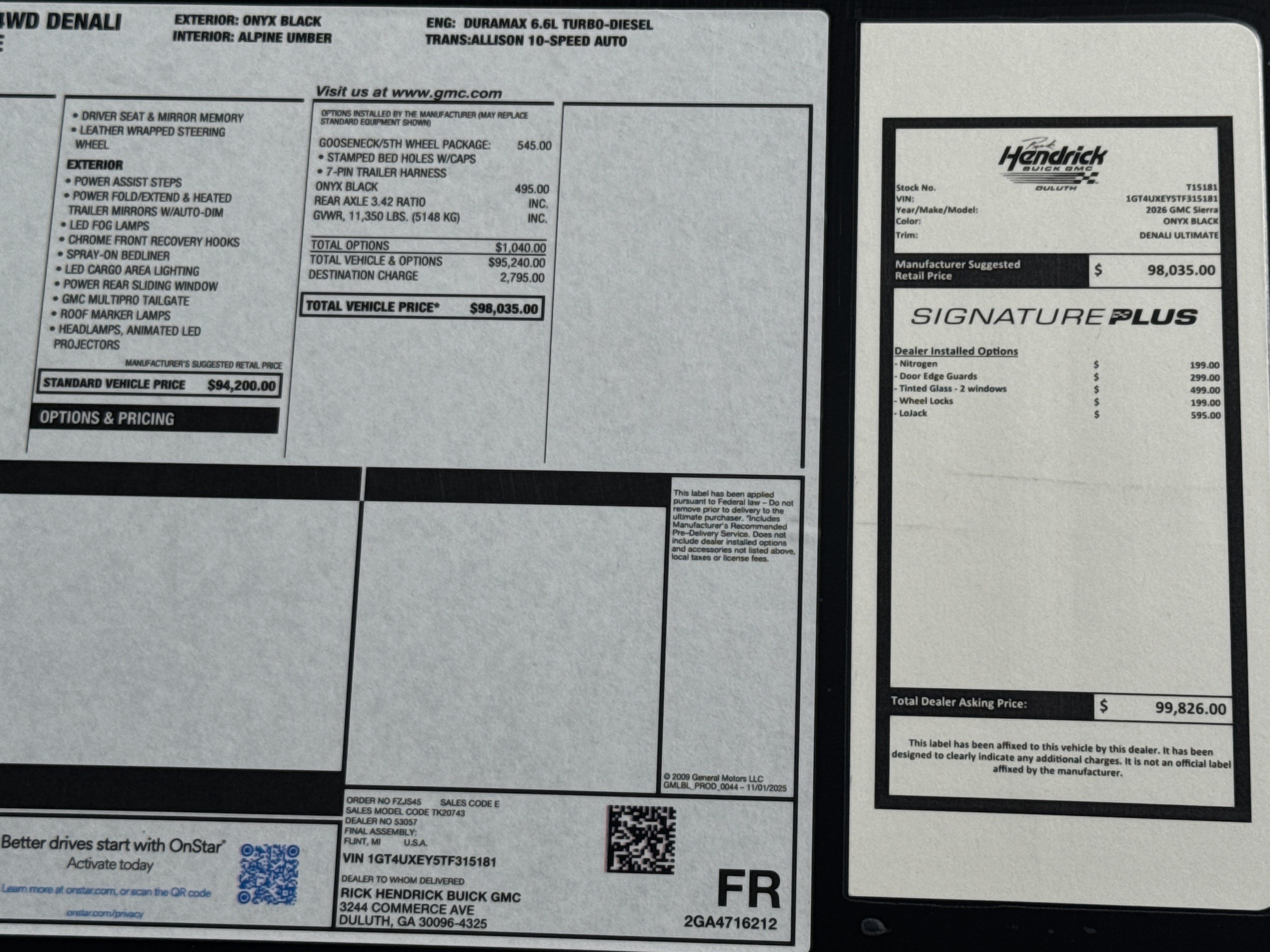 New 2026 GMC Sierra 2500 Denali Ultimate AWD/4WD image 38