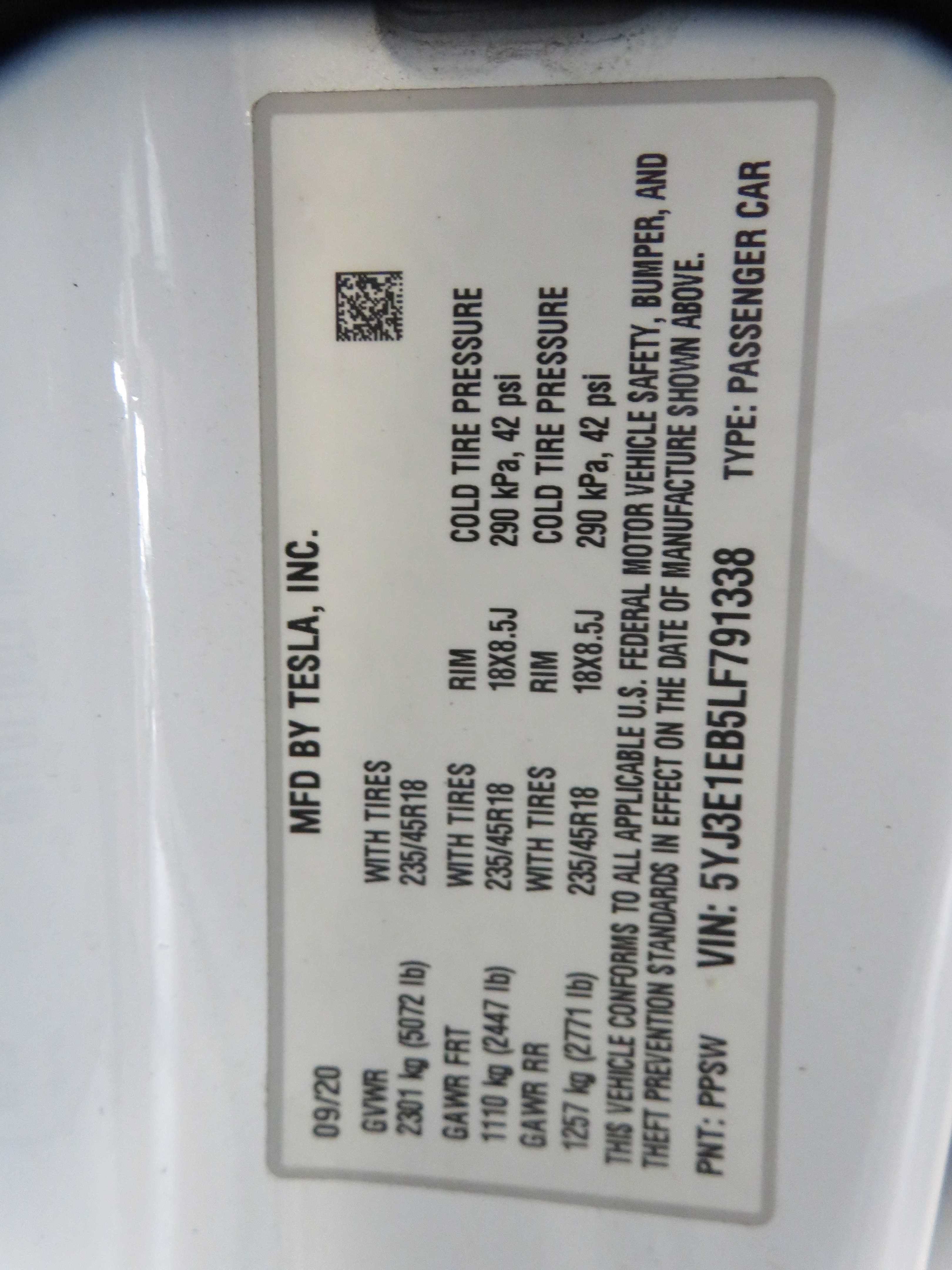 Used 2020 Tesla Model 3 Long Range AWD/4WD image 71