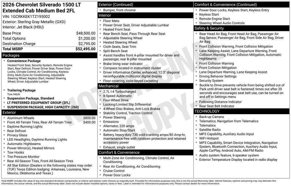 Certified 2026 Chevrolet Silverado 1500 LT AWD/4WD image 21