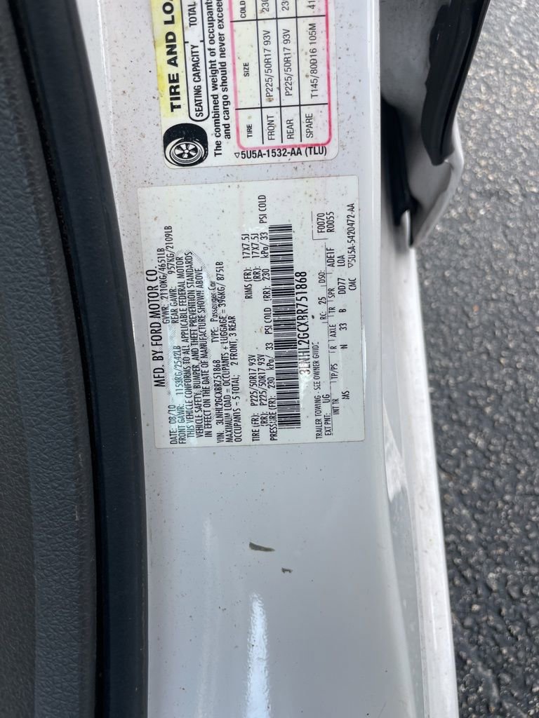 Used 2011 Lincoln MKZ w/ 101A Rapid Spec Order Code image 14