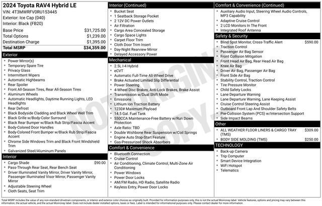 Certified 2024 Toyota RAV4 LE image 29