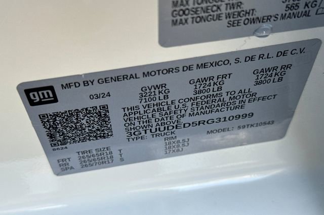 Used 2024 GMC Sierra 1500 SLT AWD/4WD image 57