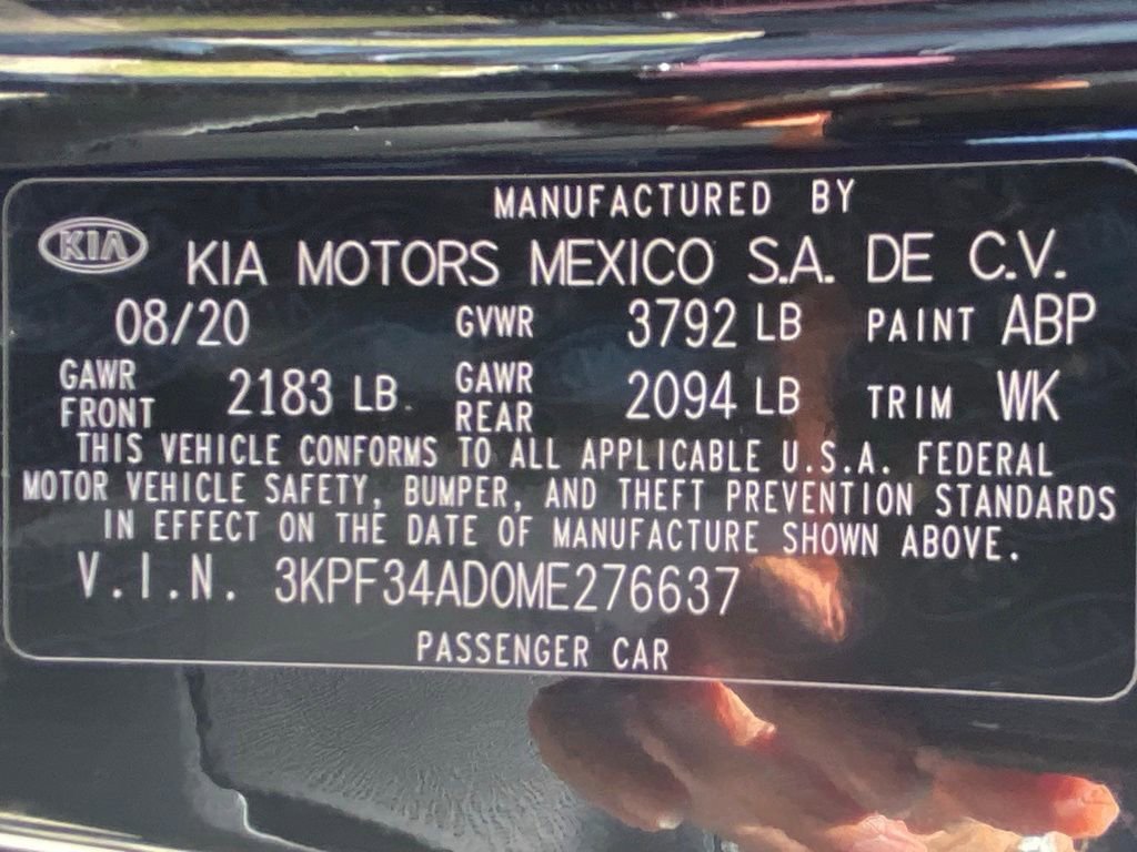 Certified 2021 Kia Forte GT-Line FWD image 29