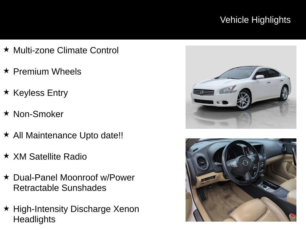 Used 2009 Nissan Maxima 3.5 SV w/ Premium Pkg image 26