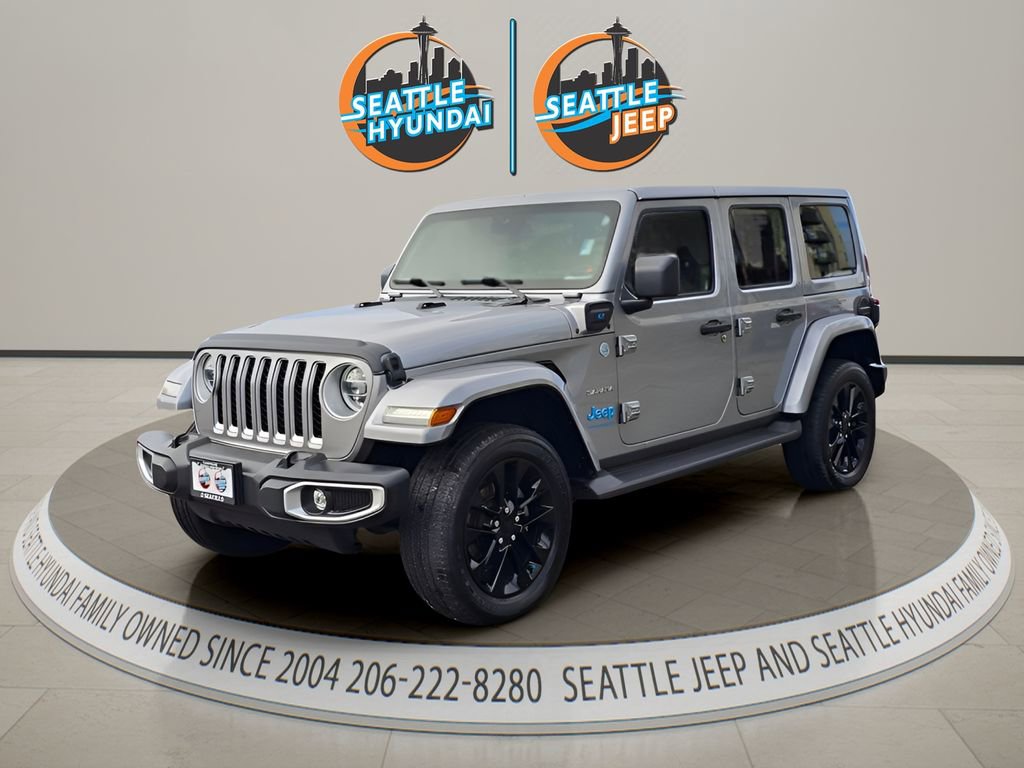 Used 2021 Jeep Wrangler Unlimited Sahara w/ Cold Weather Group AWD/4WD image 1