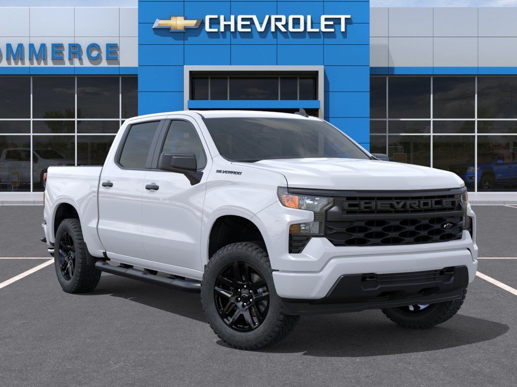 New 2026 Chevrolet Silverado 1500 Custom w/ Turbomax Blackout Package RWD image 7