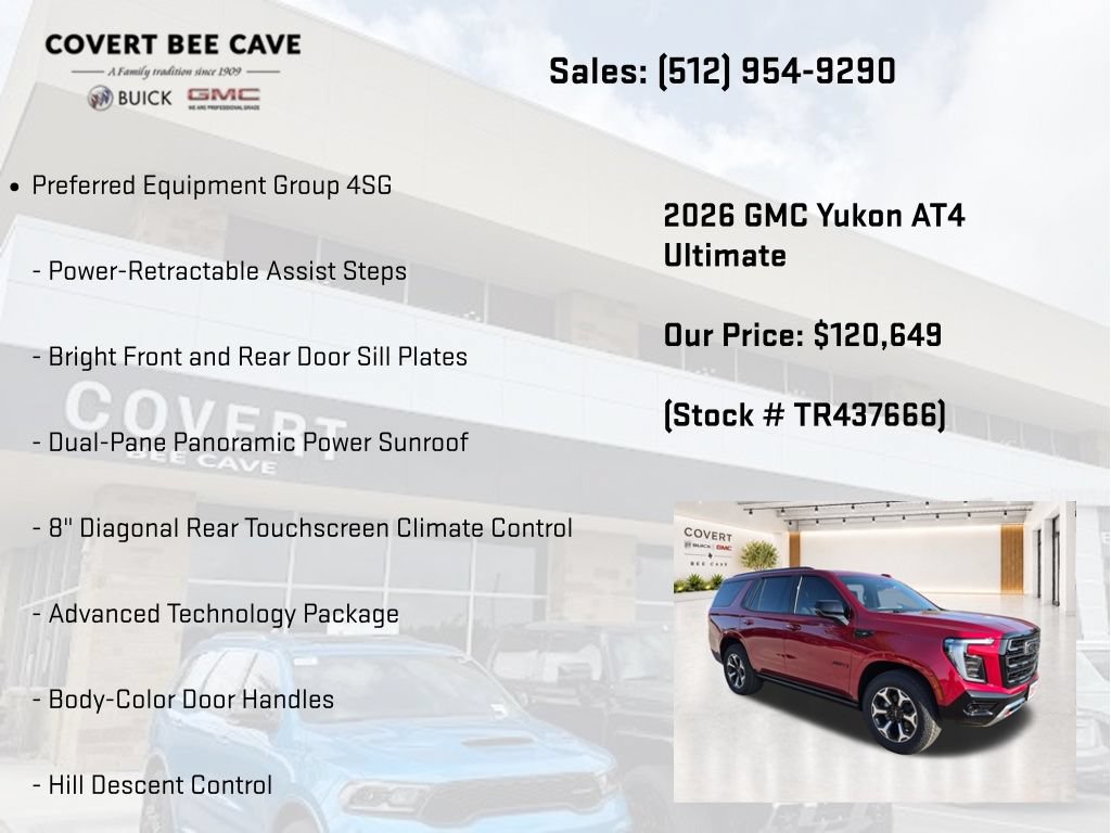 New 2026 GMC Yukon AT4 Ultimate AWD/4WD image 13