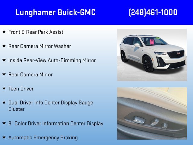 Certified 2024 Cadillac XT6 Sport w/ Technology Package AWD/4WD image 24