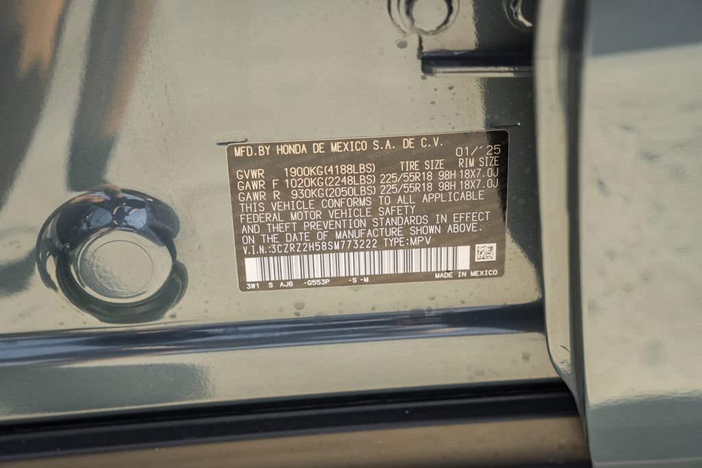 Certified 2025 Honda HR-V Sport image 35