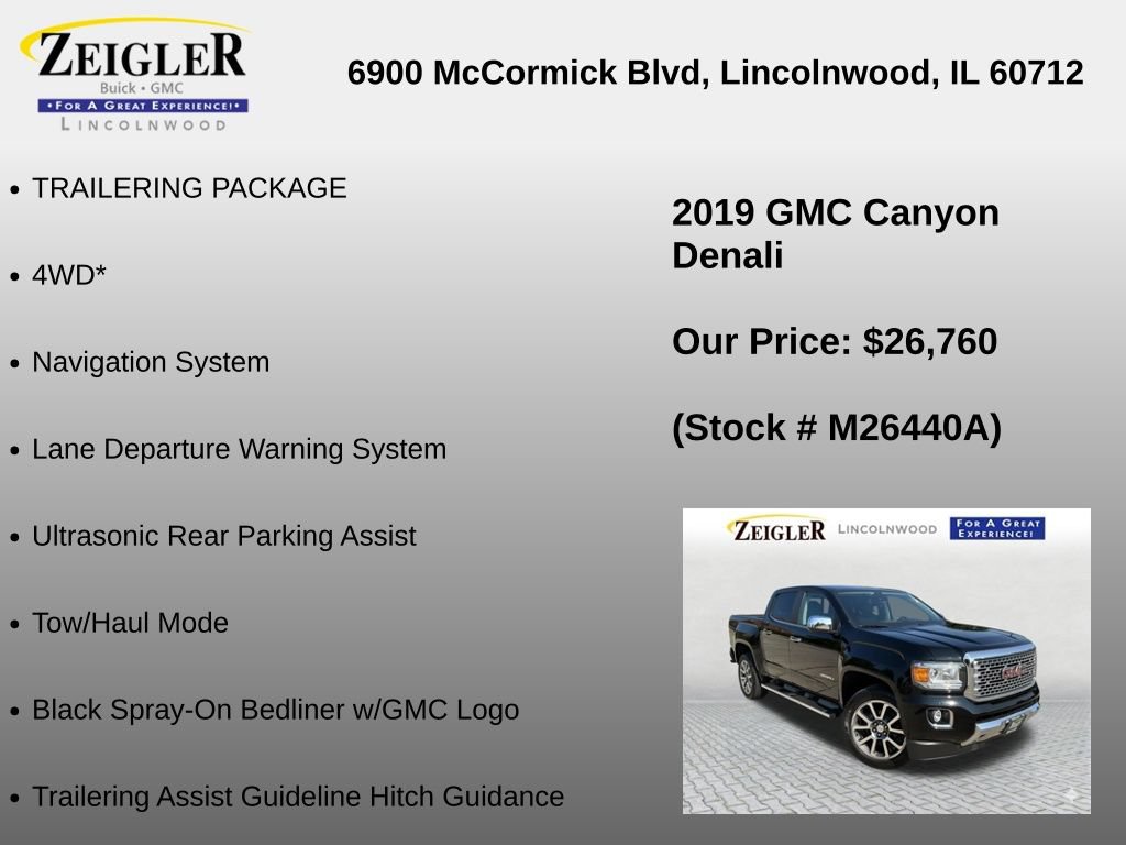 Used 2019 GMC Canyon Denali AWD/4WD image 18