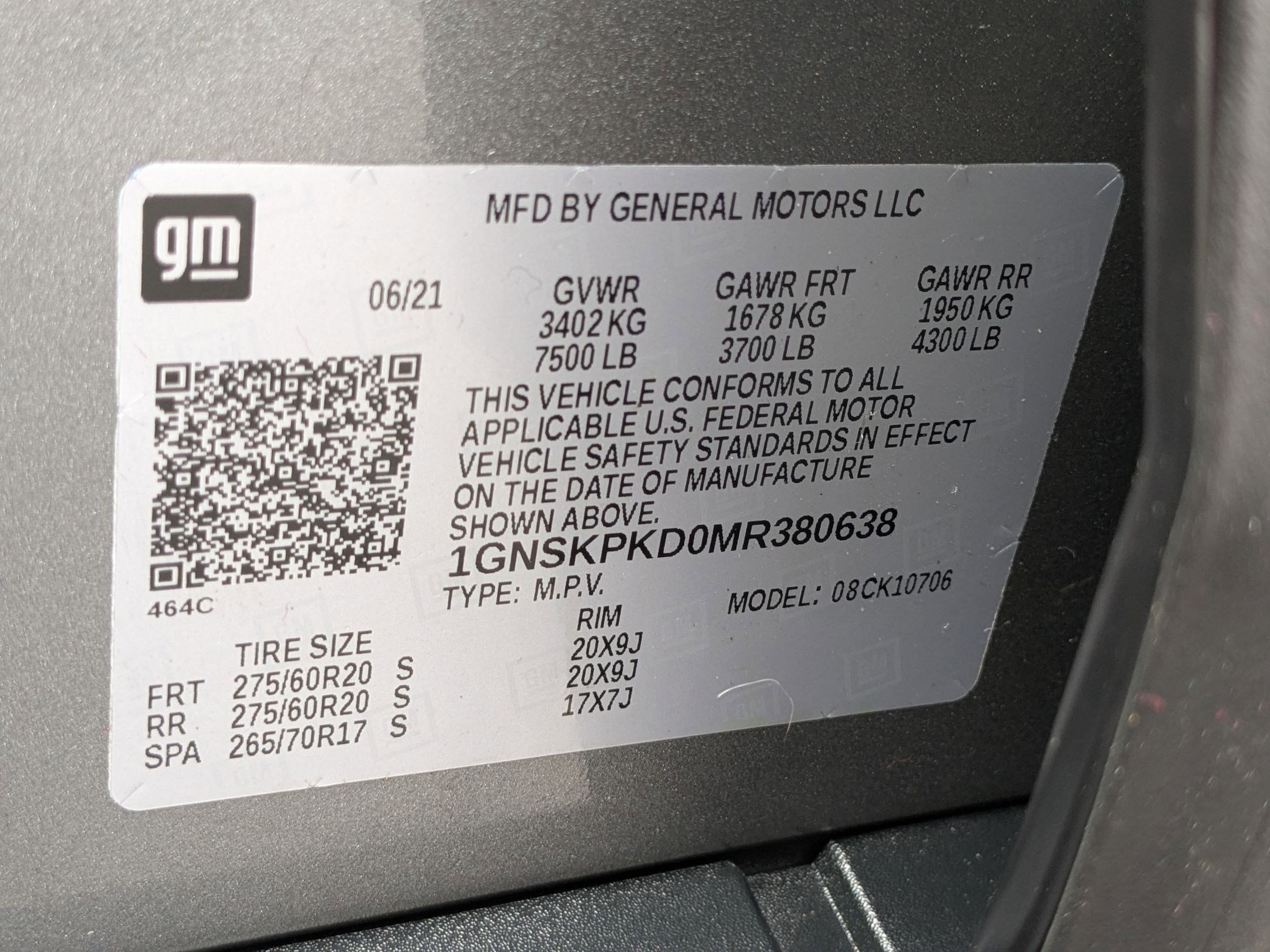 Used 2021 Chevrolet Tahoe Z71 w/ Rear Media and Nav Package image 34