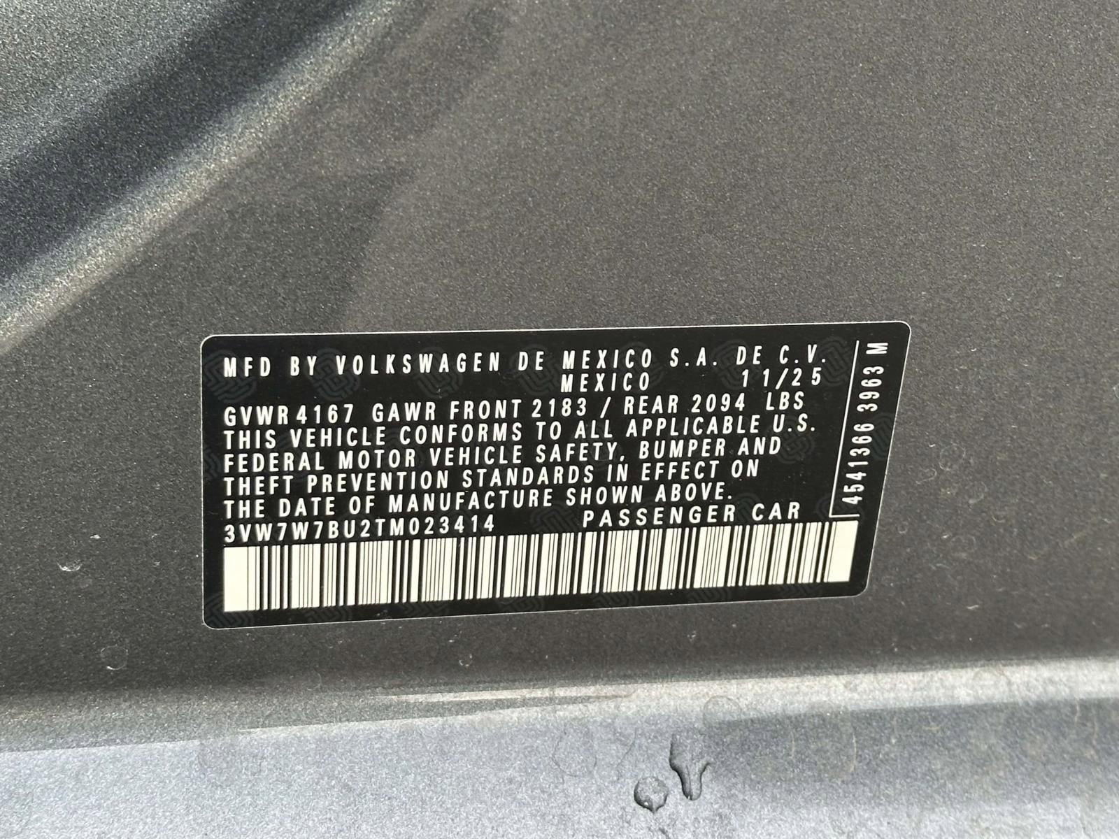 New 2026 Volkswagen Jetta SE image 16