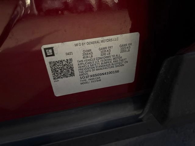 Certified 2022 Chevrolet Bolt LT FWD image 18