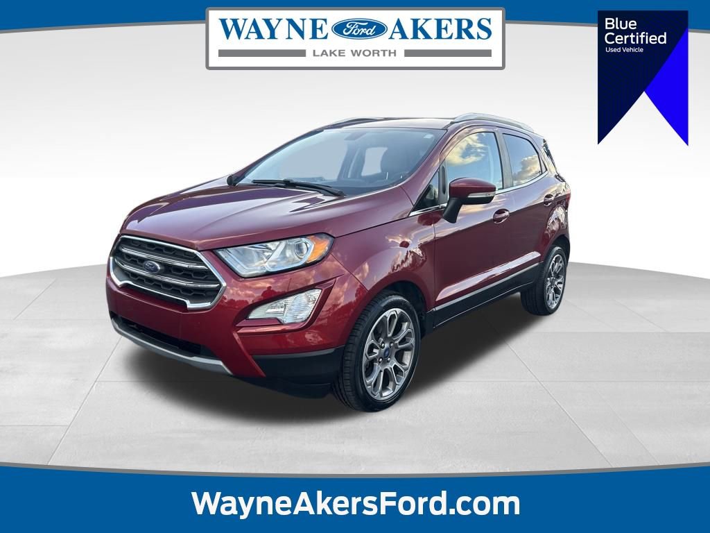 Certified 2021 Ford EcoSport Titanium w/ Interior Protection Package