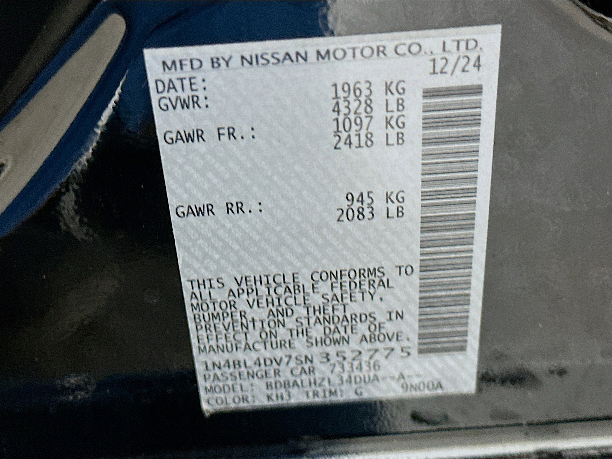 Used 2025 Nissan Altima 2.5 SV image 12