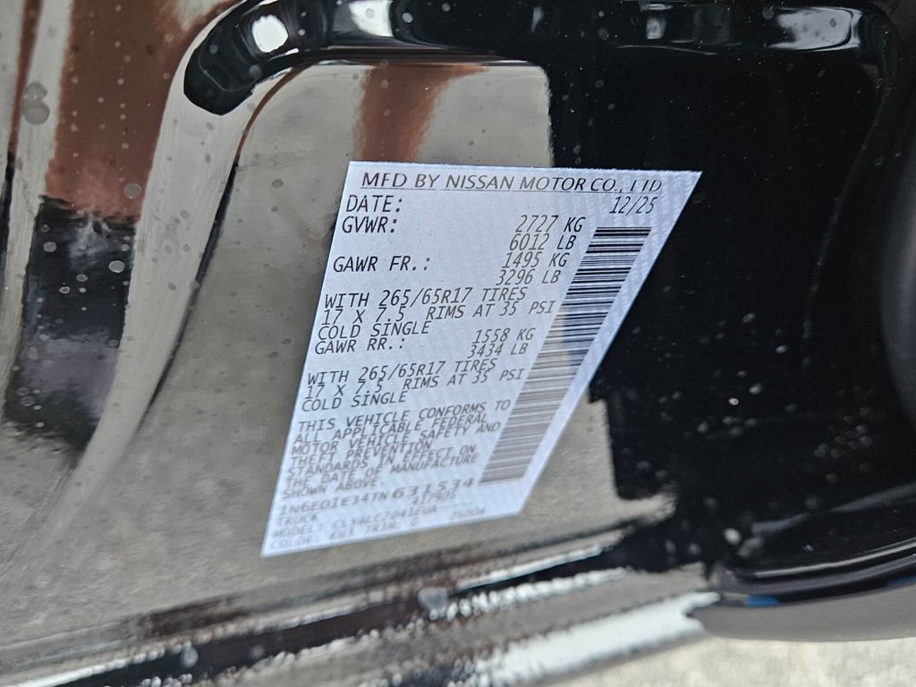 New 2026 Nissan Frontier SV w/ SV Convenience Package image 16