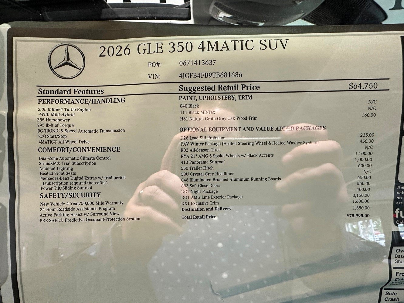 New 2026 Mercedes-Benz GLE 350 4MATIC image 17