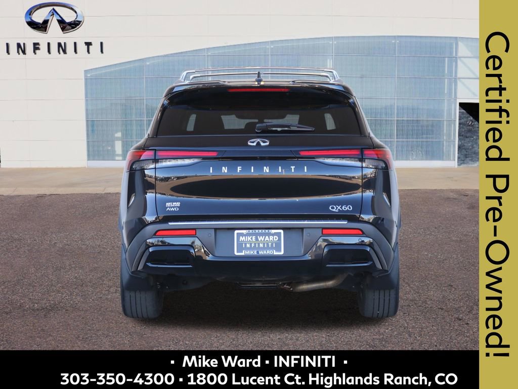 Certified 2023 INFINITI QX60 Luxe w/ Performance Audio Package AWD/4WD image 4
