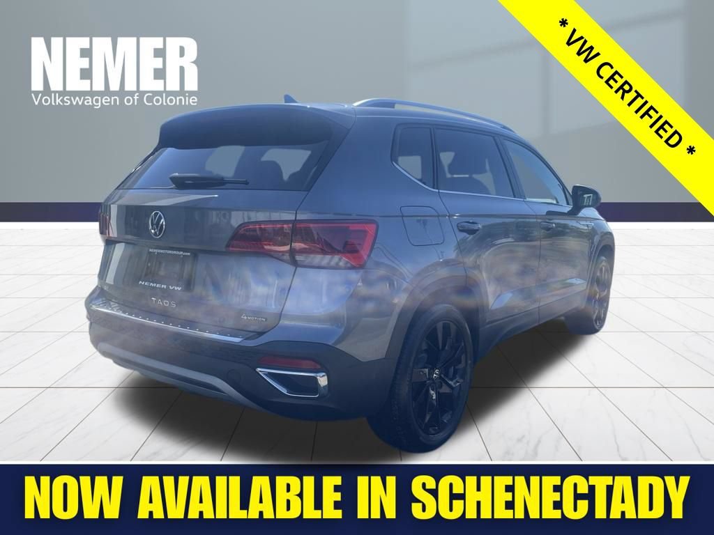 Certified 2023 Volkswagen Taos SE w/ Black Wheel Package AWD/4WD image 6