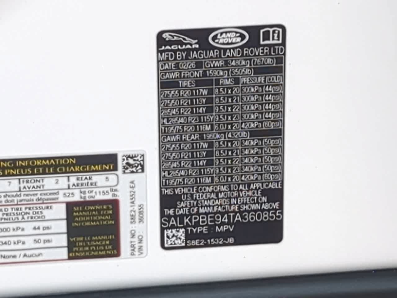 New 2026 Land Rover Range Rover Long Wheelbase SE AWD/4WD image 37